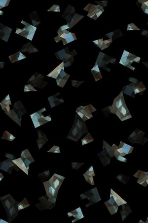 几何拼块印花华亿平台图片