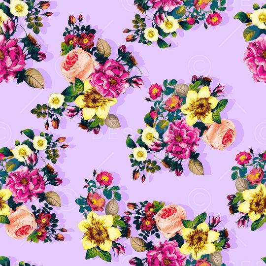 花朵印花华亿平台图片