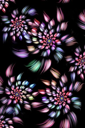 抽象印花华亿平台图片