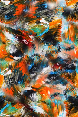 抽象印花华亿平台图片