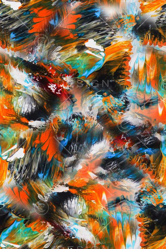 抽象印花华亿平台图片