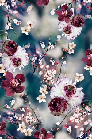 花朵印花华亿平台图片