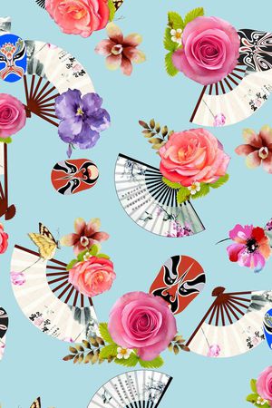 清爽印花华亿平台图片