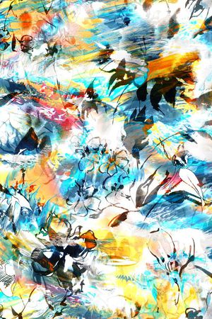 彩色印花华亿平台图片