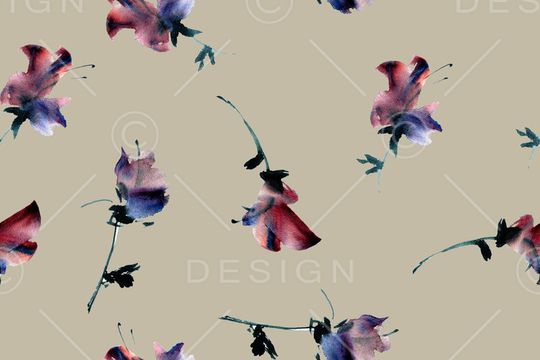 手绘印花华亿平台图片