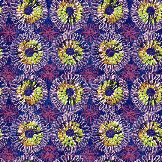 抽象花卉印花华亿平台图片