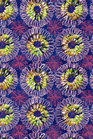 抽象花卉印花华亿平台图片