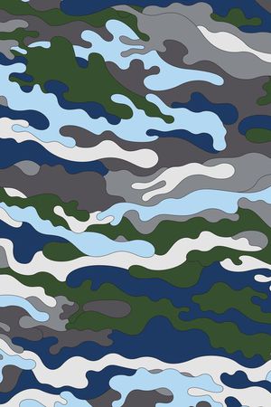 卡通迷彩印花华亿平台图片