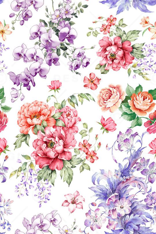 乱花印花华亿平台图片