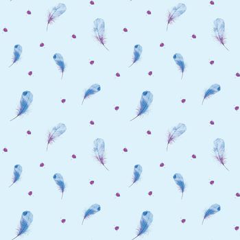 羽毛印花华亿平台图片