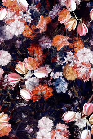 油画花卉印花华亿平台图片