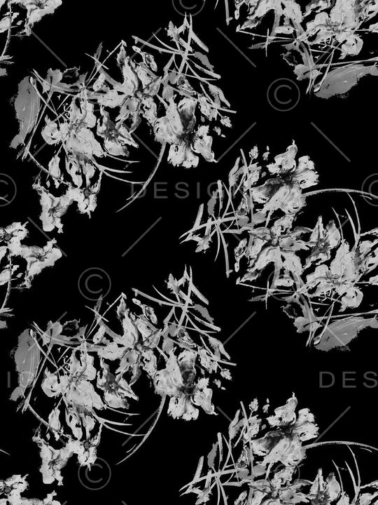 黑白印花华亿平台图片