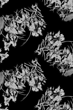 黑白印花华亿平台图片