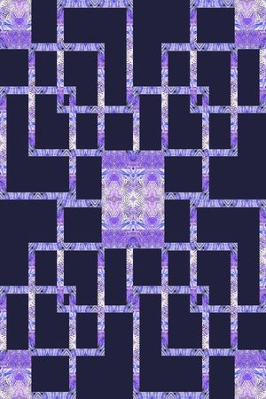 方格拼贴印花华亿平台图片