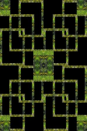 方格拼贴印花华亿平台图片