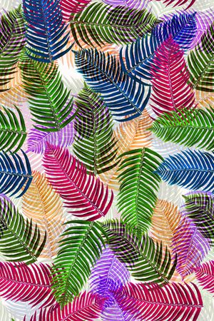 MAX-热带风情印花华亿平台图片