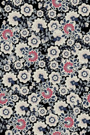 小碎花印花华亿平台图片