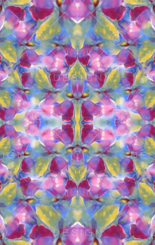 迷彩花卉印花华亿平台图片