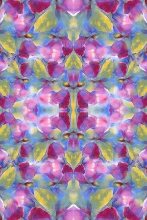 迷彩花卉印花华亿平台图片