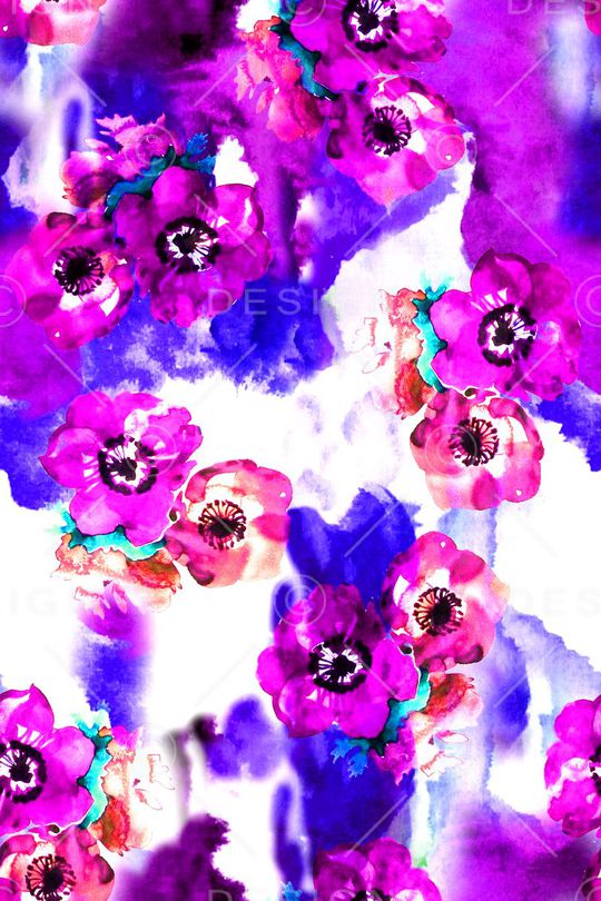 水彩、印花华亿平台图片