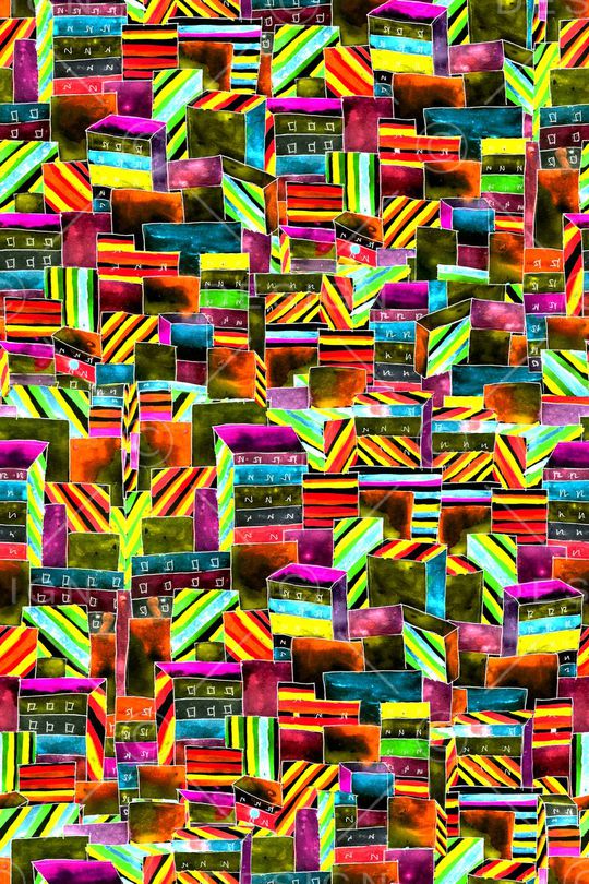 条纹印花华亿平台图片