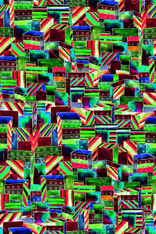 条纹印花华亿平台图片