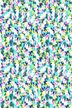 手绘花卉印花华亿平台图片