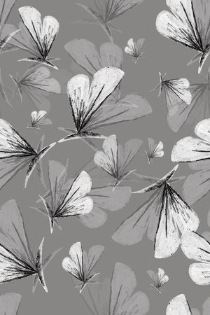 蝴蝶印花华亿平台图片