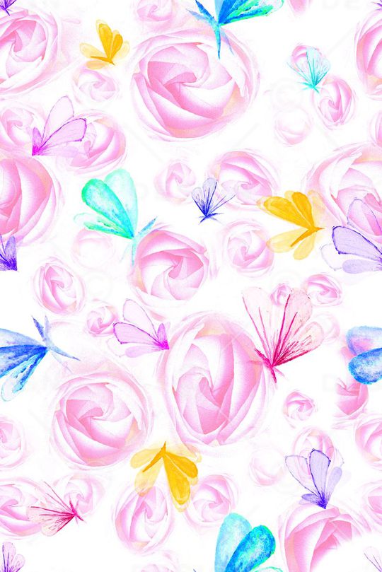 蝴蝶印花华亿平台图片