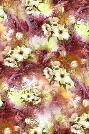 乱花印花华亿平台图片