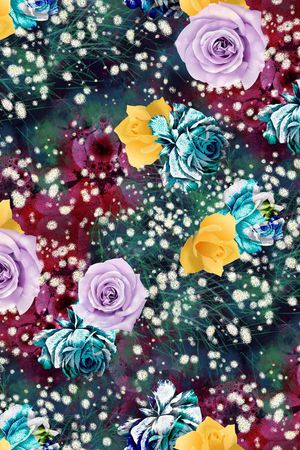 乱花印花华亿平台图片