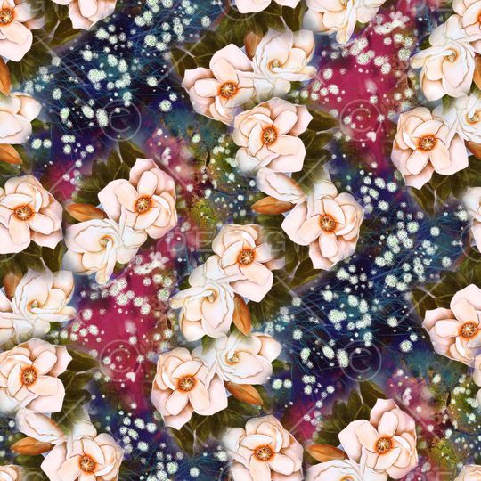 乱花印花华亿平台图片