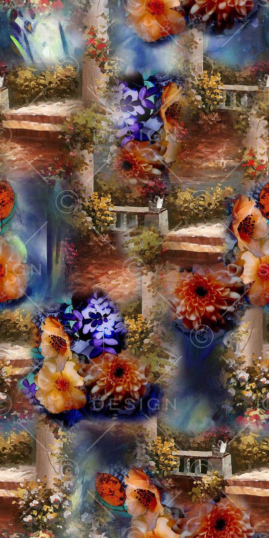 乱花印花华亿平台图片