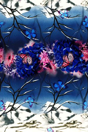 乱花印花华亿平台图片