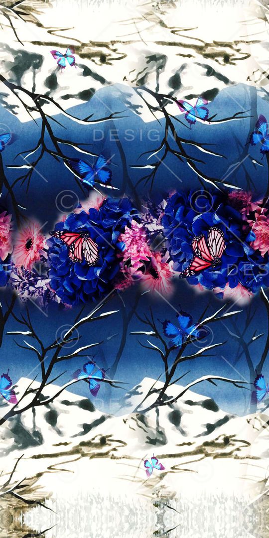 乱花印花华亿平台图片