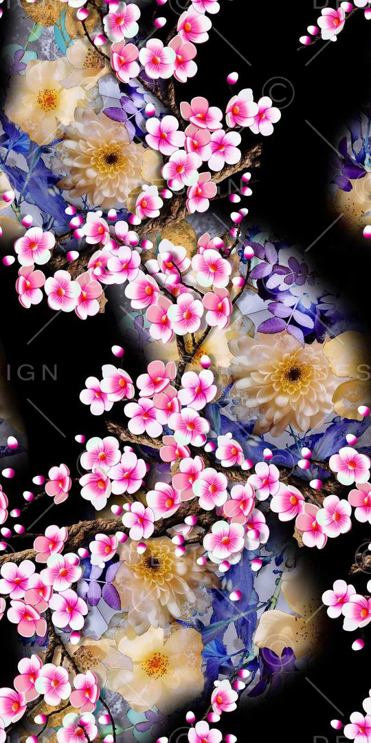 雏菊印花华亿平台图片