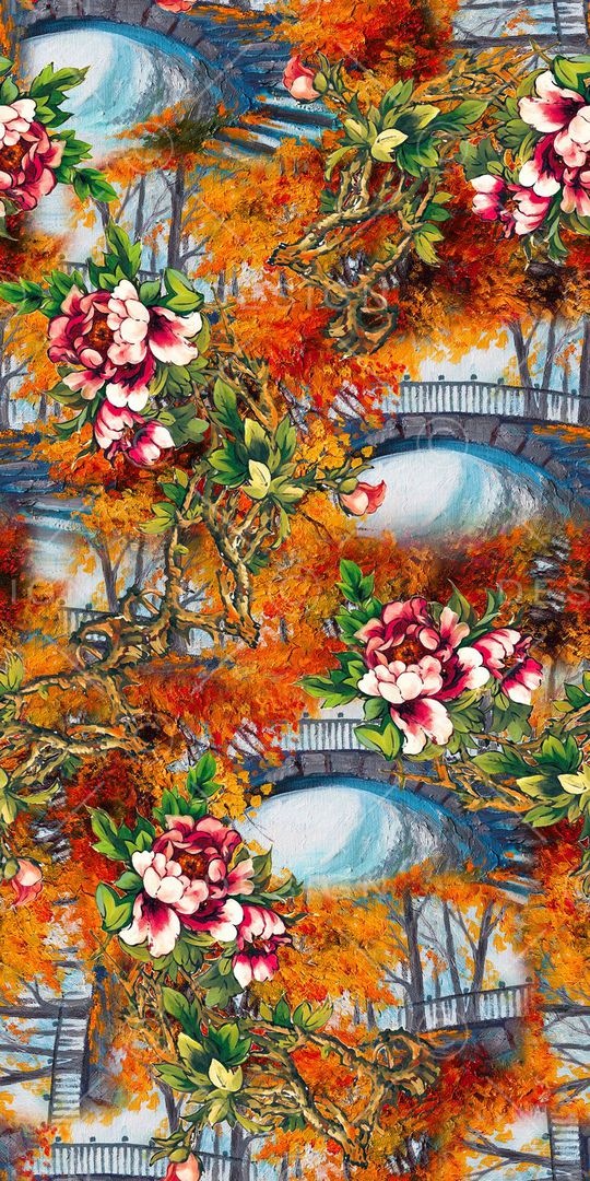 乱花印花华亿平台图片