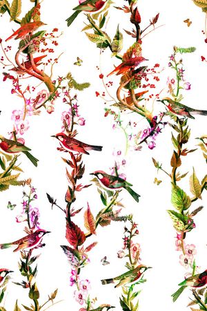 枝叶印花华亿平台图片