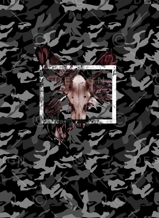 迷彩风格时尚男装印花华亿平台图片