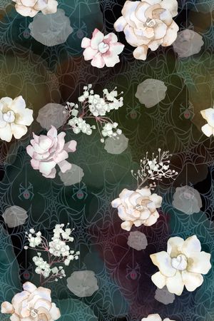 花瓣印花华亿平台图片