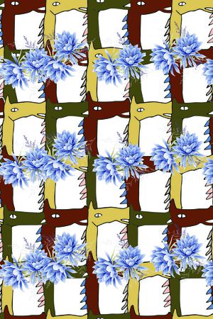 莫妮卡-大牌华亿平台印花华亿平台图片