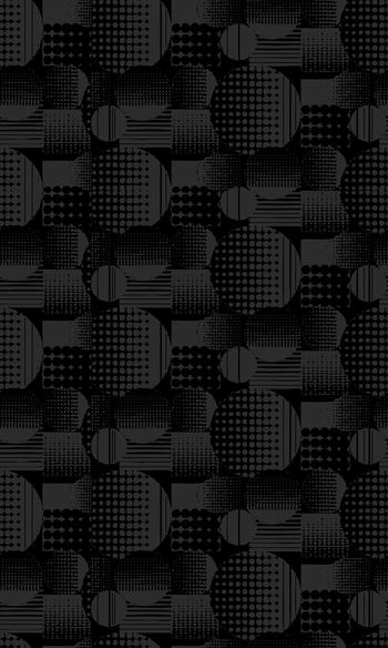 689895-几何圆点黑灰