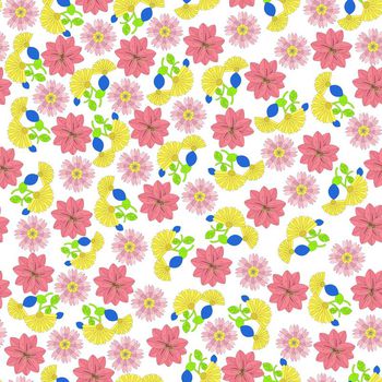 689937-简洁花卉白