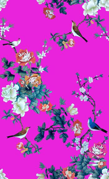 689979-2016-8-11工笔画牡丹花鸟3