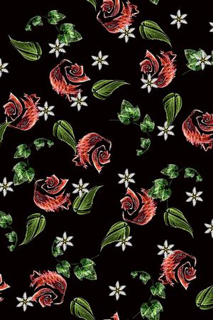 抽象花卉印花华亿平台图片