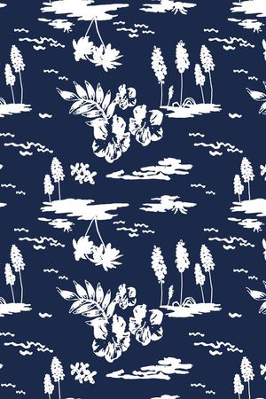 植物印花华亿平台图片