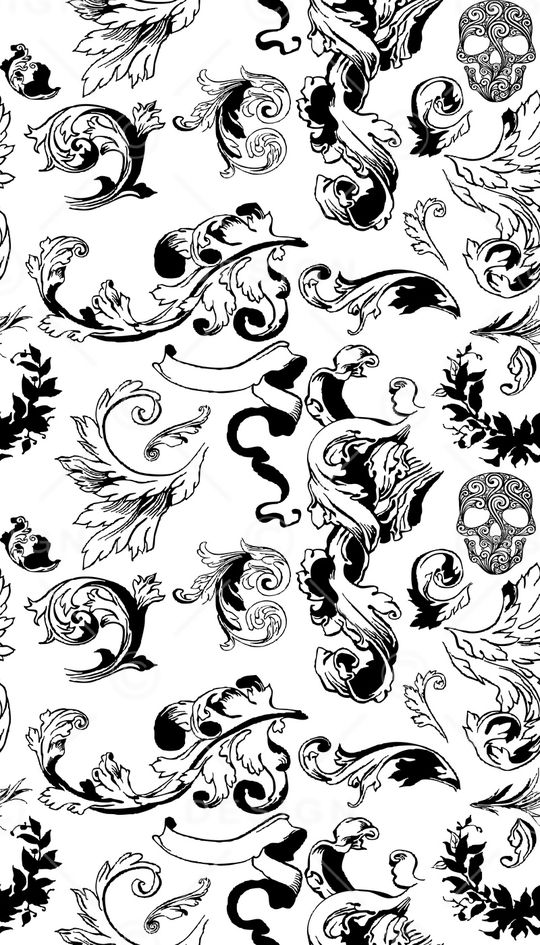 手绘纹样印花华亿平台图片