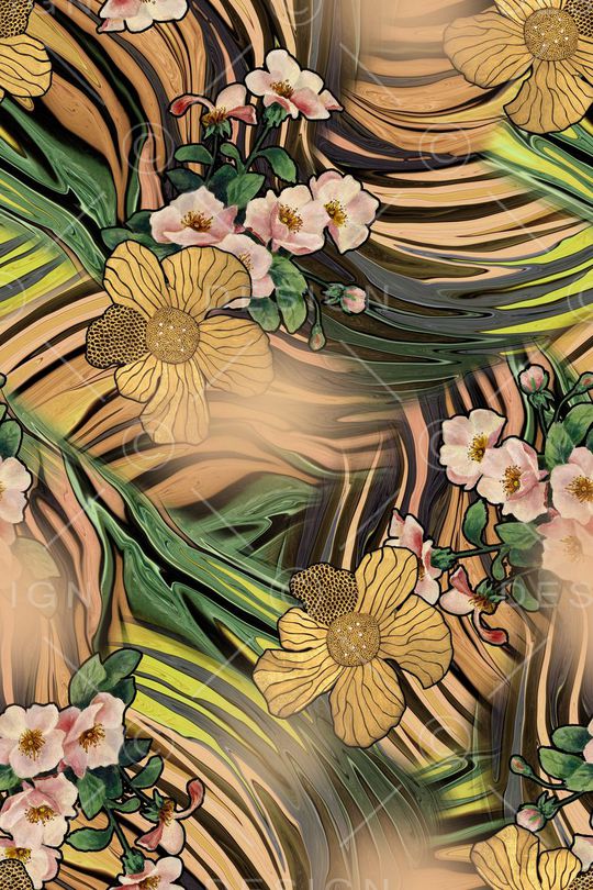 抽象印花华亿平台图片