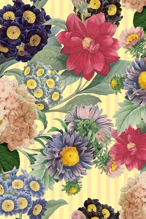 绣球花印花华亿平台图片