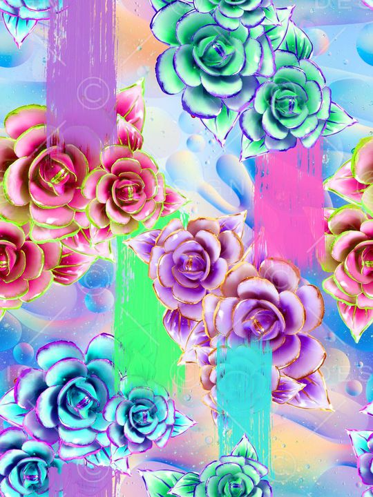 手绘笔刷印花华亿平台图片